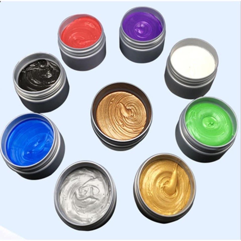 Sáp Vuốt Nhuộm Tóc Màu Đỏ KALANXUAN 100ml/hộp Chính Hãng Đổi Màu Tạm Thời