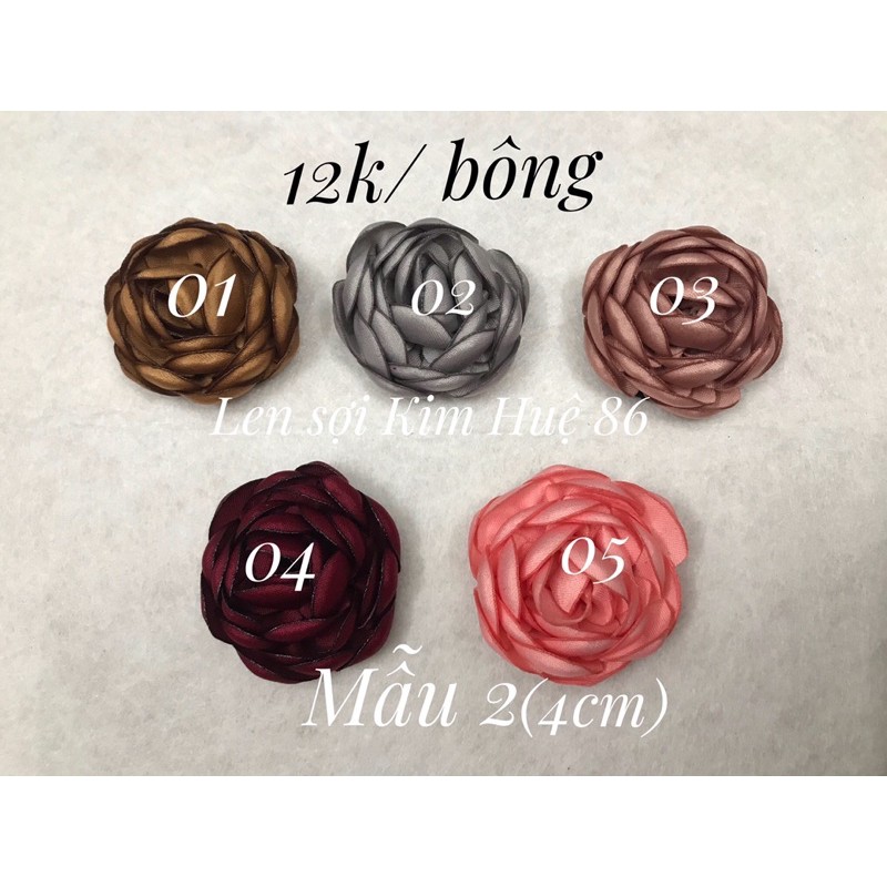 Các mẫu hoa trang trí (mẫu 1,2,3,6)