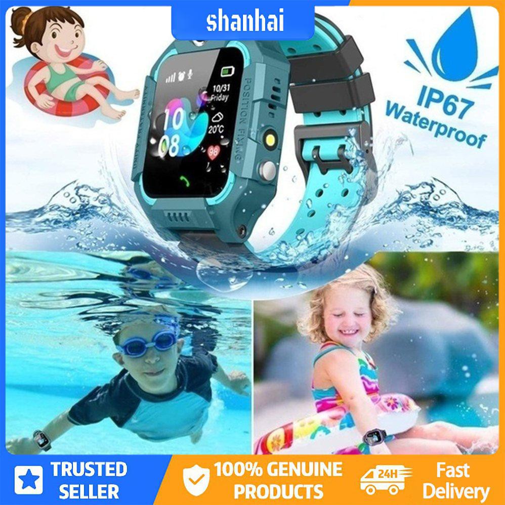 Đồng hồ thông minh có thể gọi điện thoại đếm bước chân dành cho trẻ em Q19 với Gps định vị máy tính