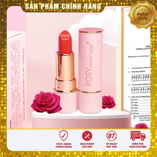 [Chính Hãng] son rosy siêu lì không chì (8 màu)