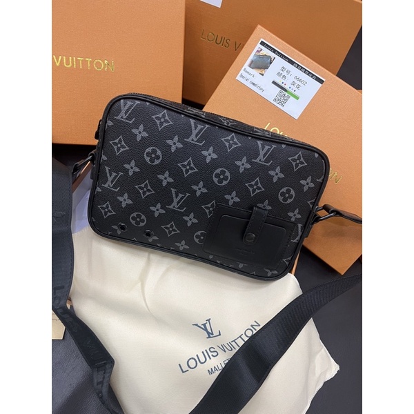 Lv Messenger for men Kích thước : 26cm 3 màu , dây đeo dài thêu logo fullbox bill da đẹp giá vừa tầm