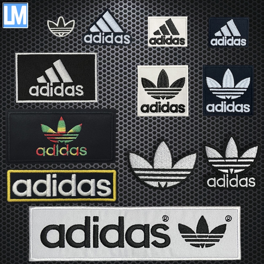 Miếng Dán Ủi Thêu Hình Logo Trang Trí Quần Áo