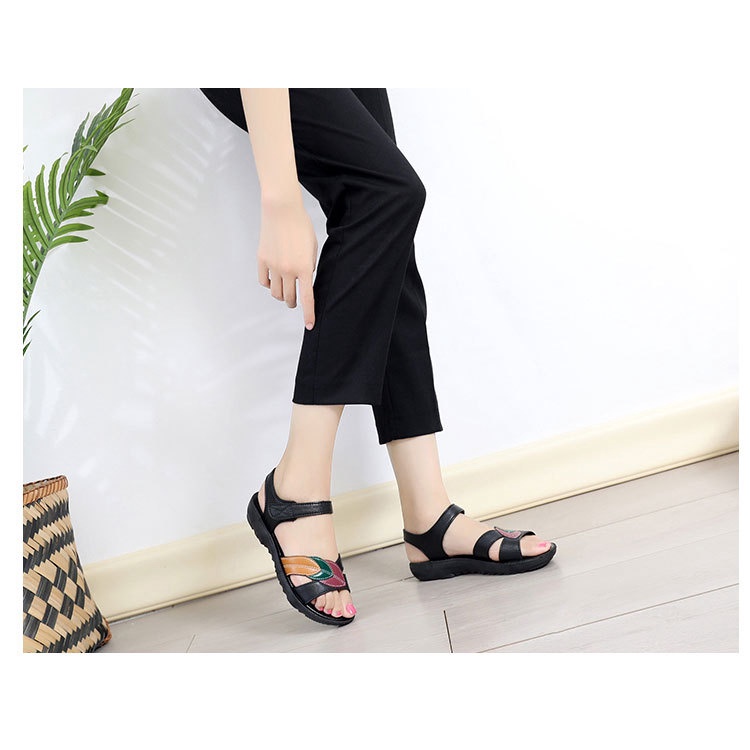 Dép trung niên, dép sandal cho mẹ, HÀNG LẺ SIZE BÁN GIÁ SỐC (quai hậu)