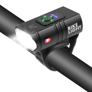 Đèn led xe đạp t6 phía trước chế độ sạc usb 10w 800lm