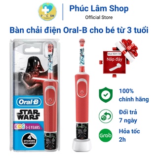 Bàn chải điện Oral b cho bé từ 3 tuổi - oral b Junior cho bé từ 6 tuổi - hoạt hình Disney