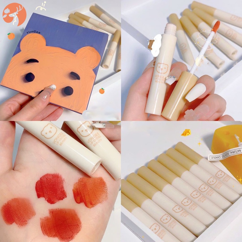 Set 4 son môi chống thấm nước và lâu trôi cao cấp