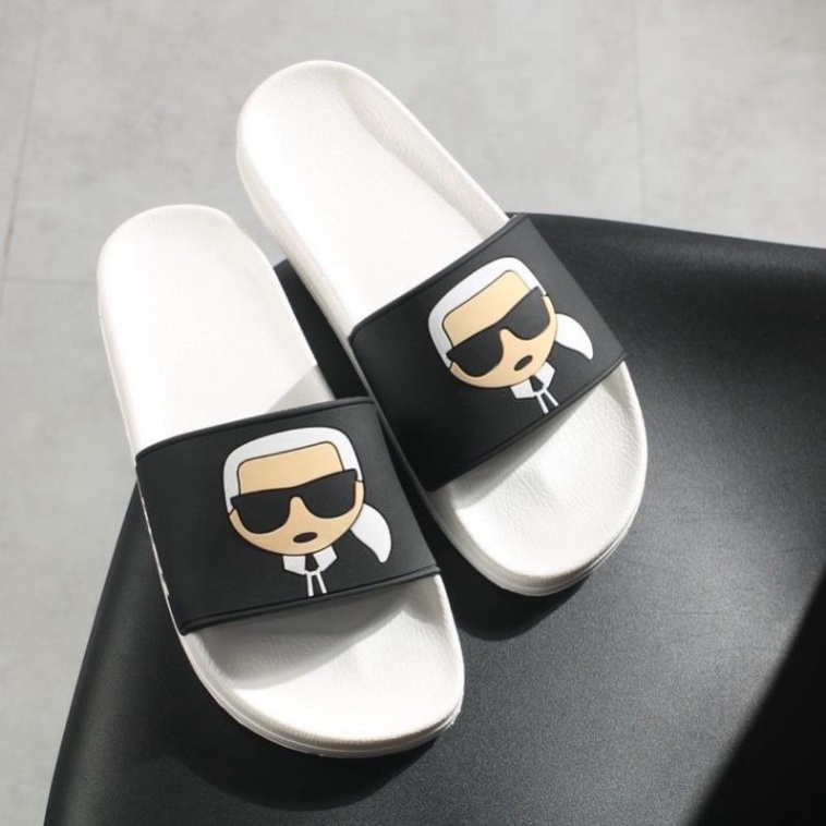 Dép Nam Quai Ngang Nam Nữ, Dép Pu karrl hè 2022 đi êm chân thoải mái