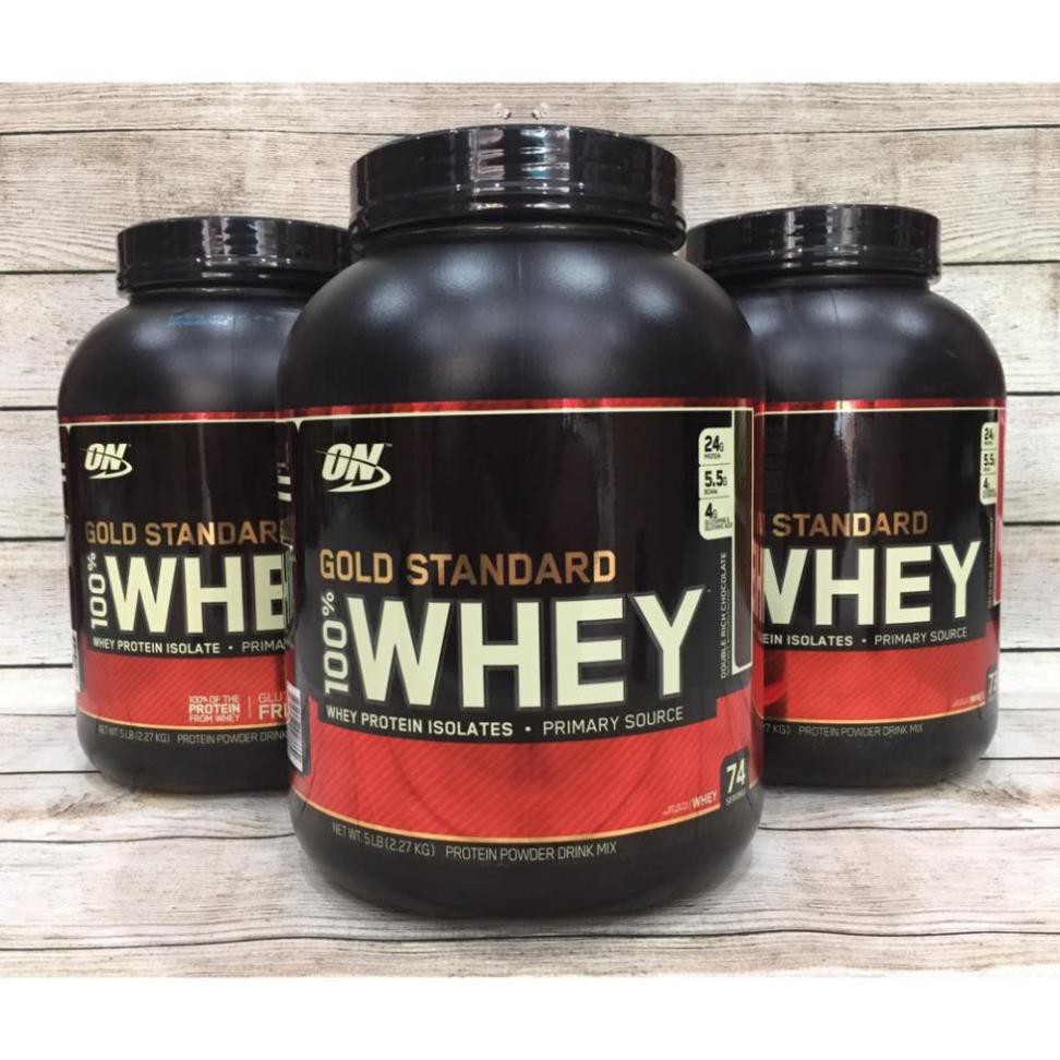 [Free ship] Sữa tăng cơ bắp ON Gold Stard 100% Whey 5 Lbs (2.6kg) - Authentic 100%