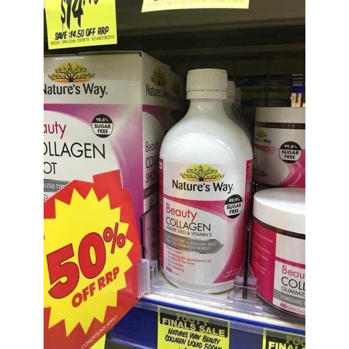 Beauty Collagen Liquid 500ml của úc, collagen nước, date xa