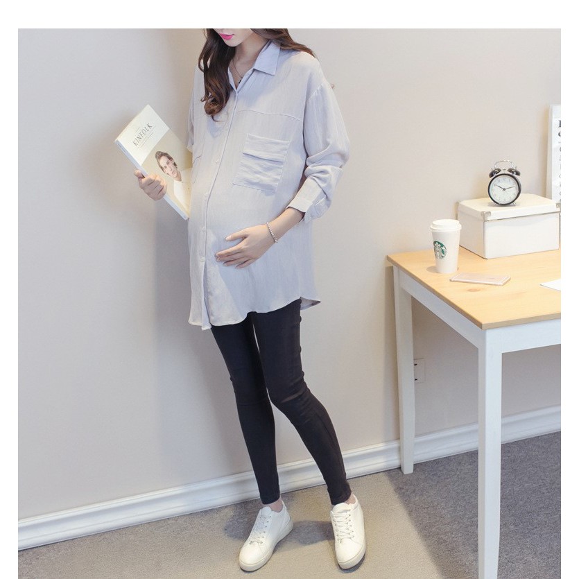 Áo Bầu Xinh Sơ Mi Bầu Xinh AB173