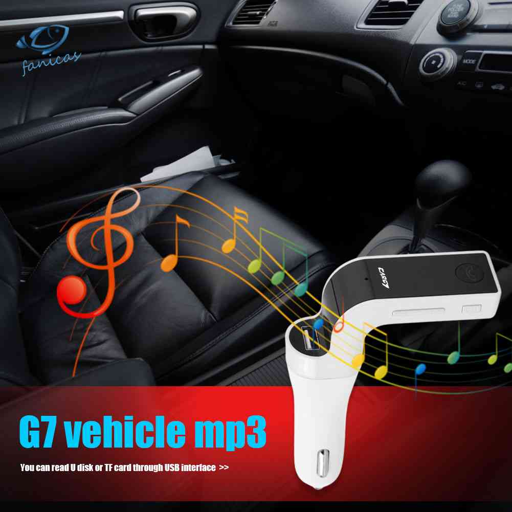 Máy Nghe Nhạc MP3 G7 Kết Nối Bluetooth 4.0 FM Rảnh Tay Có Cổng Sạc USB Cho Xe Hơi