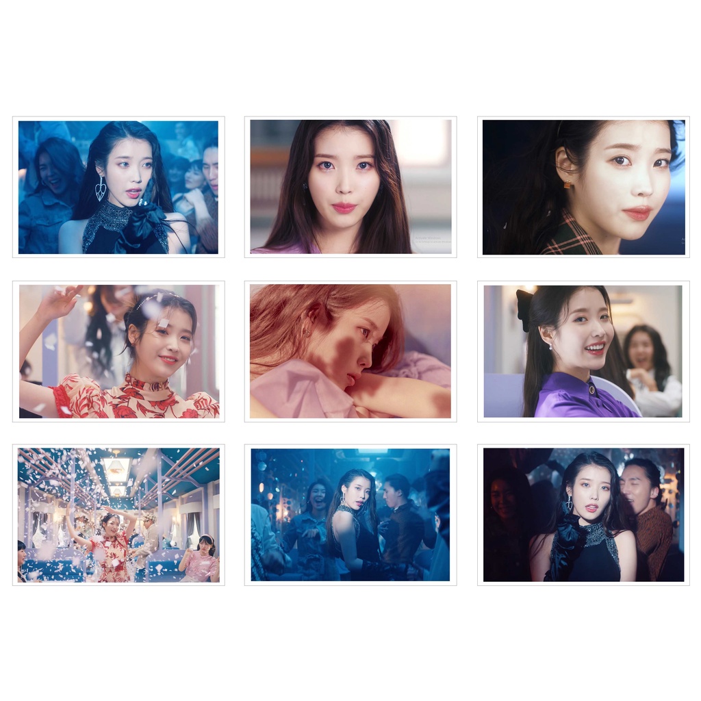 [Ép Lụa] Lomo Card 54 Ảnh IU - LILAC