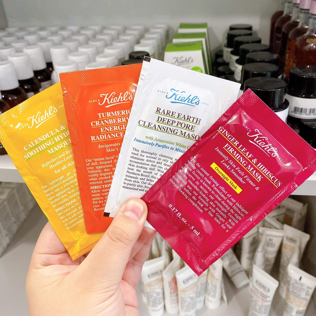 Sample mẫu thử mỹ phẩm sữa rửa mặt , nước hoa hồng , serum , kem mắt , kem dưỡng da hãng Kiehls