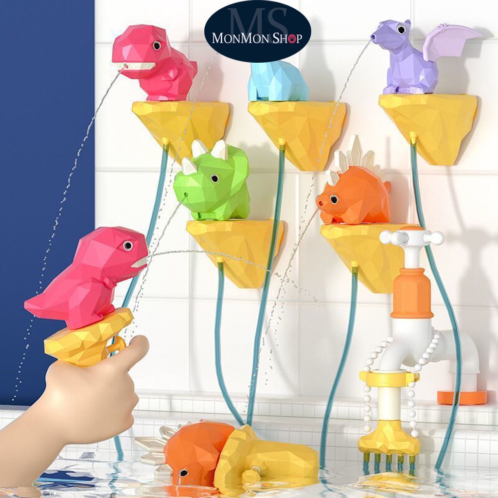 [Đồ chơi trẻ em] Súng Nước Khủng Long/Súng Bắn Nước xa 5m An toàn cho bé chất lượng đảm bảo