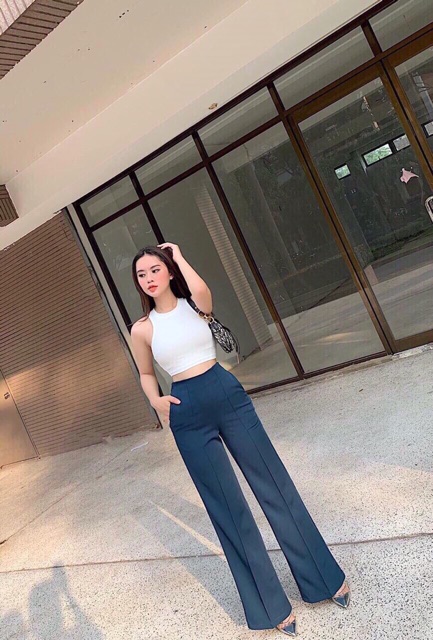 Áo ba lỗ croptop trơn nhiều màu ( len tăm ) | BigBuy360 - bigbuy360.vn