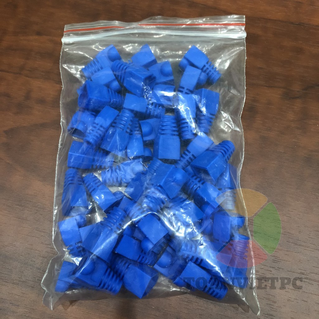 Đầu chụp hạt mạng CHỐNG NƯỚC RJ45 (100 cái)