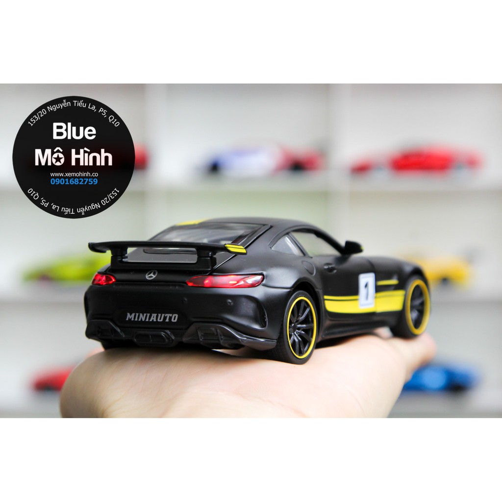 Blue mô hình | Xe mô hình Mercedes GTS 1:32 - Đen vàng