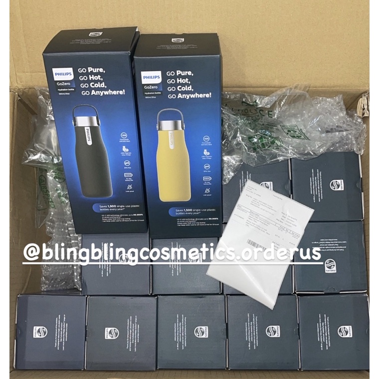 Bình nước Philips Water GoZero UV Self-Cleaning Smart 600ml