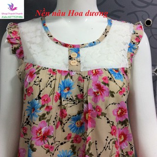 REN HOA ĐỒ BỘ MẶC NHÀ TÔN TOLE CAO CẤP BIG SIZE