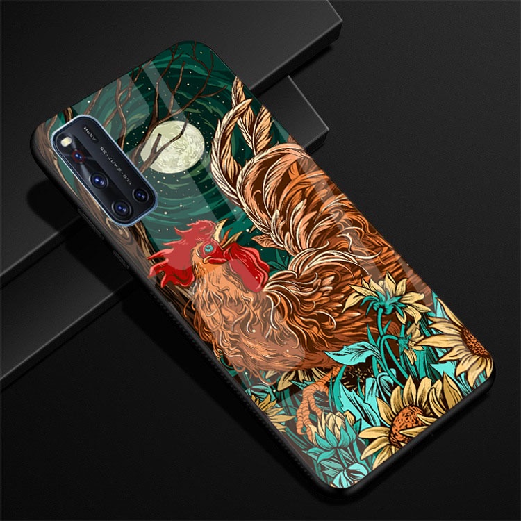 Ốp Lưng VIVO V19  mặt kính cường lực cao cấp thiết kế Độc Quyền
