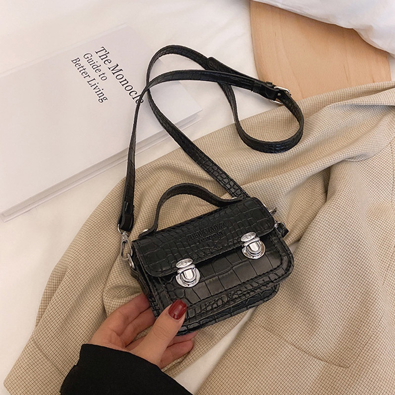 Túi đeo chéo vai IELGY thiết kế đơn giản thời trang dành cho nữ