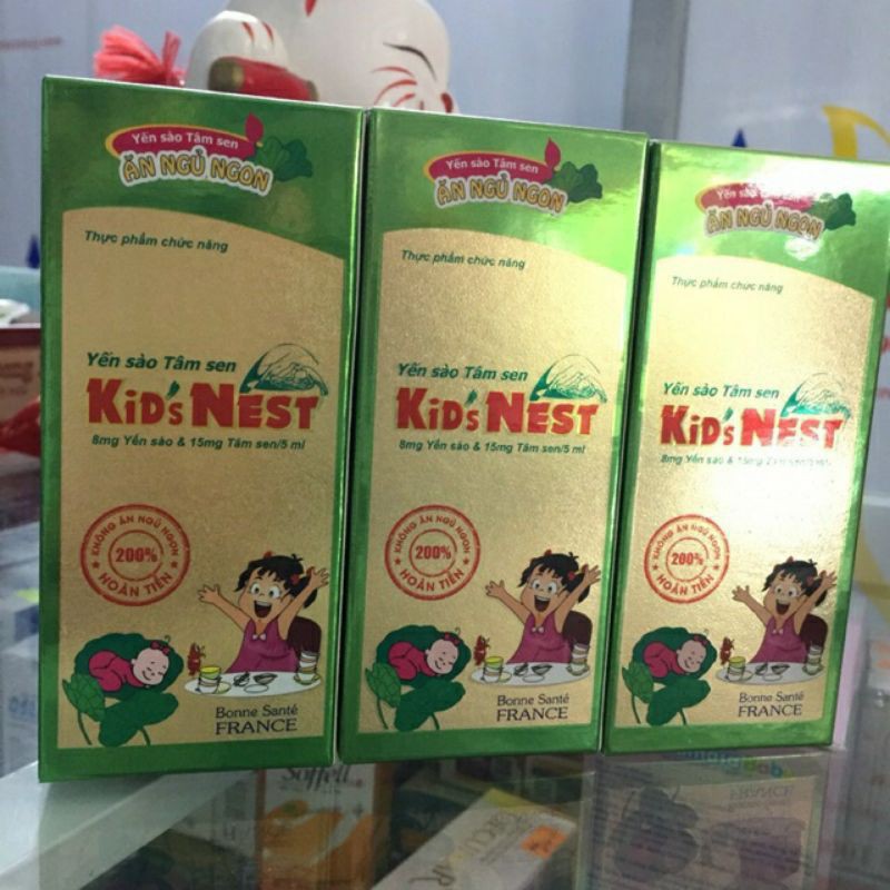 Yến sào Kids Nest Tâm Sen chai 120ml ⚡ CAM KẾT CHẤT LƯỢNG ⚡ Yến sào thơm ngon dễ uống tăng cường sức khỏe