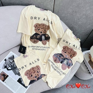 Áo Thun Nữ Áo Phông Unisex form rộng giấu quần, trùm mông, vải cotton Gấu 🐻🐻🐻🐻 MẪU 116