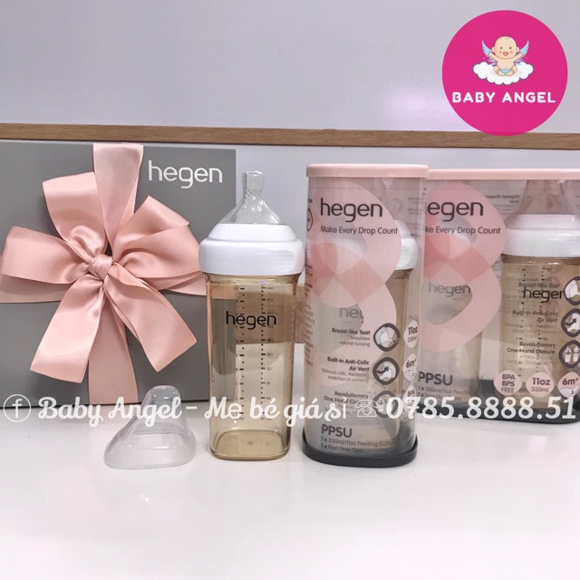 Bình sữa Hegen PPSU 60ml - 150ml - 240ml - 330ml
