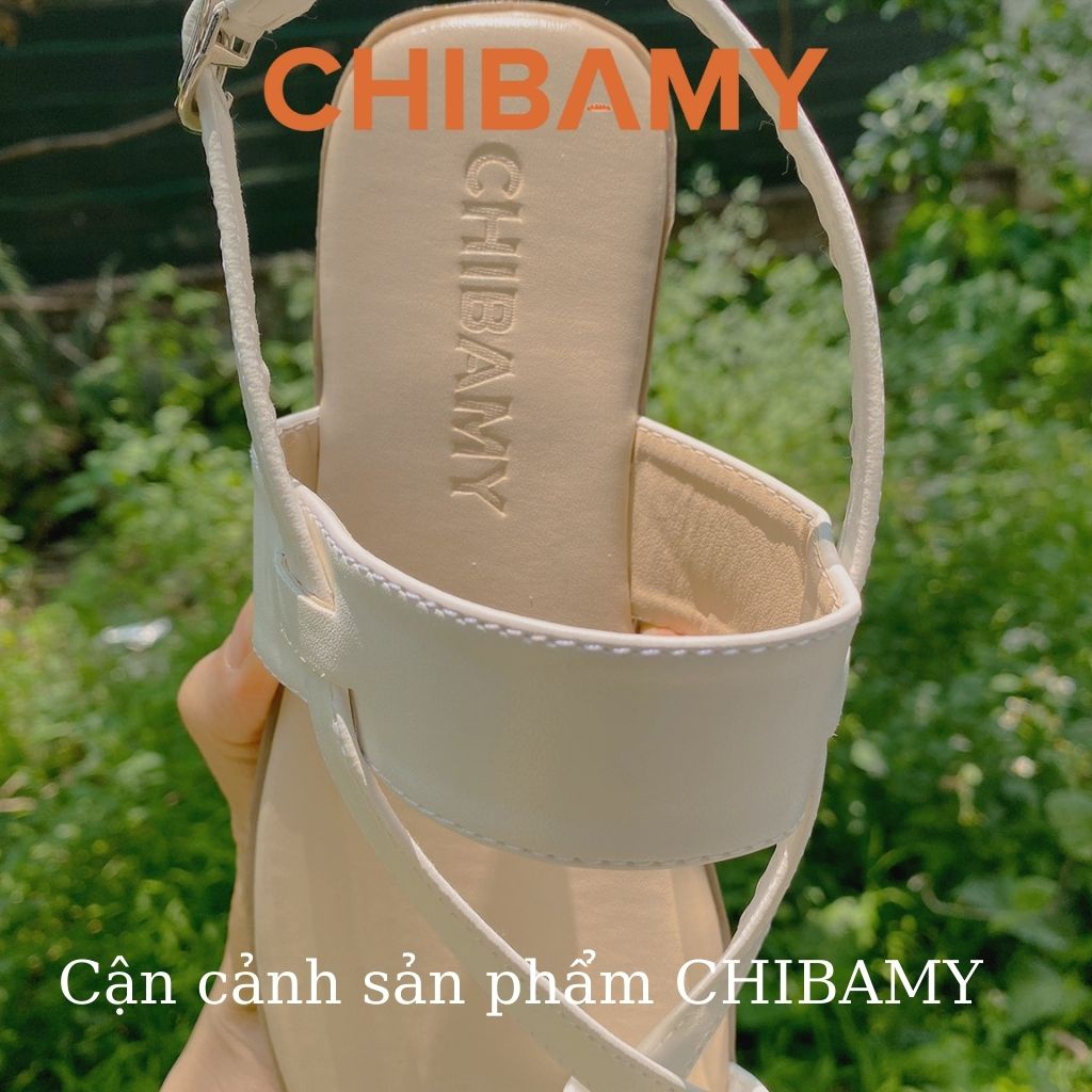 Dép Sandal xỏ ngón LA MÃ quai chéo đế bệt dẻo, chất da mềm
