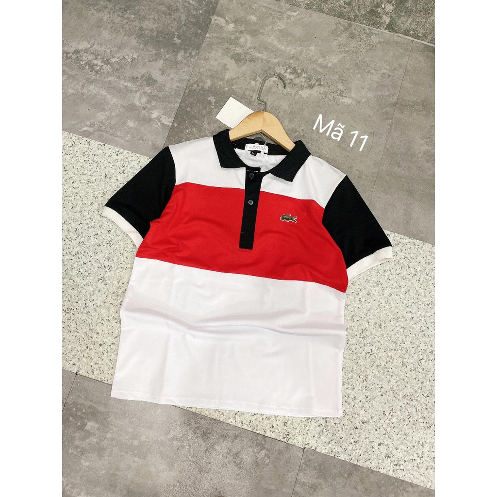 Áo thun cổ đức Polo phối màu cộc tay Nữ kiểu dáng mới nhất - RẺ NHẤT