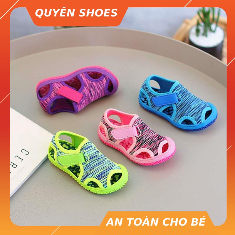 Giày sandal trẻ em kiểu dáng giày mùa hè phong cách giày thể thao thời trang bé trai và bé gái QUYÊN SHOES - H000003