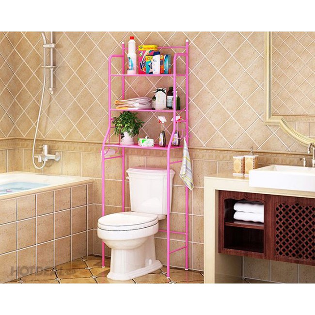 Kệ Nhà Vệ Sinh TOILET ,Bồn Cầu sơn tĩnh điện