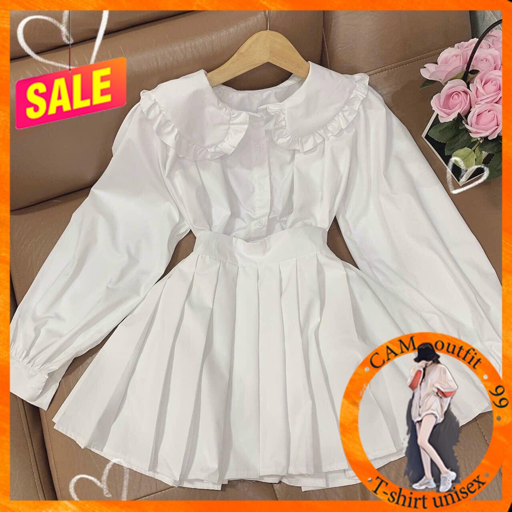 Sét BỘ, Sét bộ Nữ Aáo  Mix Chân Váy Xếp Ly ❗𝐅𝐑𝐄𝐄𝐒𝐇𝐈𝐏❗ (có video sản phẩm) Cực Hot Siêu Mát Quảng châu cao cấp | BigBuy360 - bigbuy360.vn