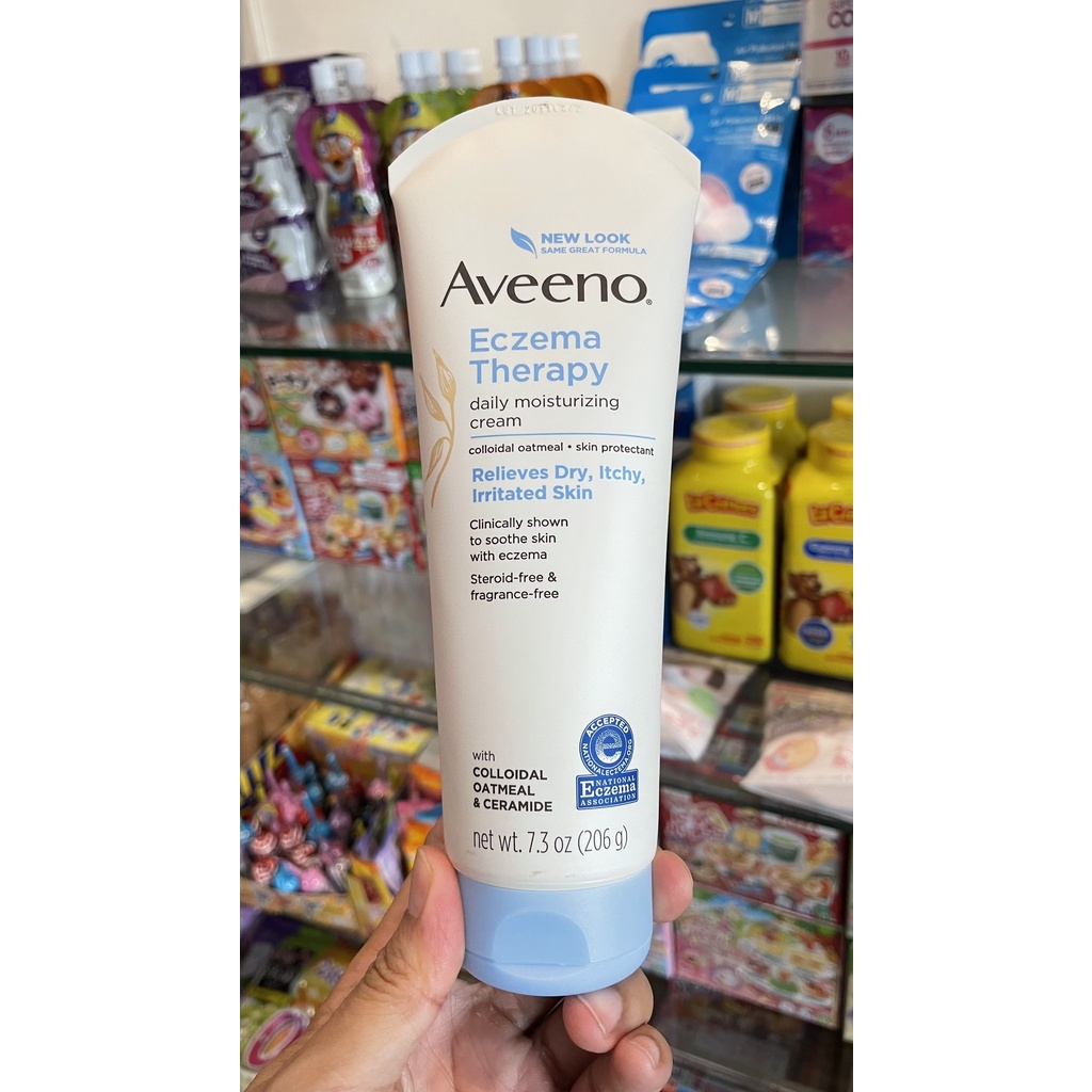 Kem dưỡng da chàm cho bé Aveeno Baby Eczema Therapy Moisturizing Cream Mỹ 141g & 206g