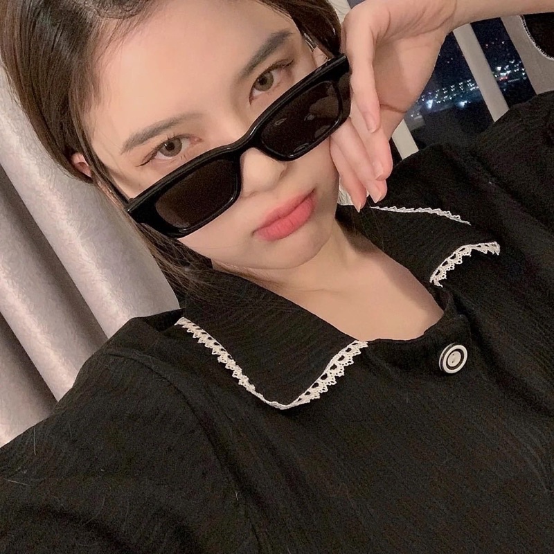 Mắt Kính Tròng Đen Cá Tính - KINH1033