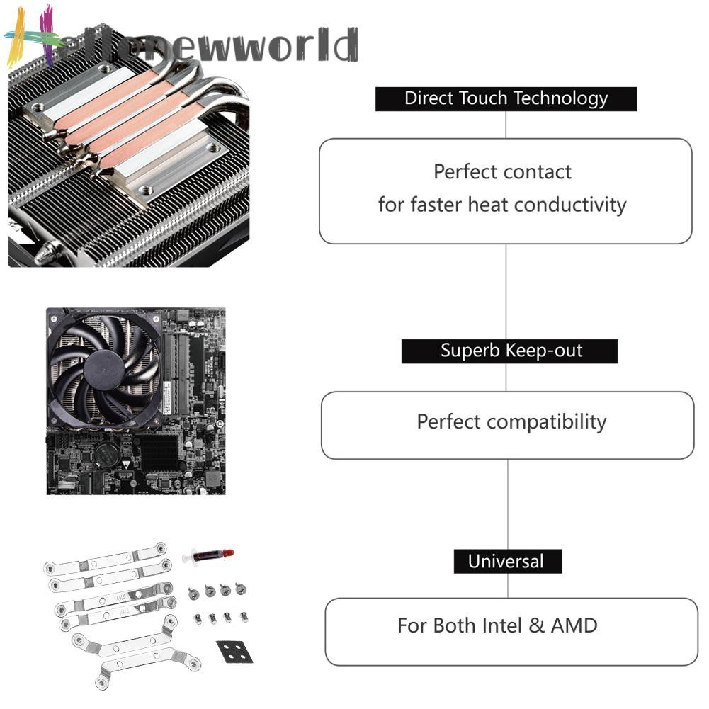 Quạt Tản Nhiệt Cpu Id- Cooling Is-30 Với 4 Quạt Pwm