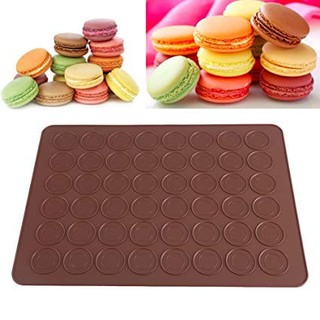Khuôn Silicon Tấm Nướng Bánh Macaron 48 ô