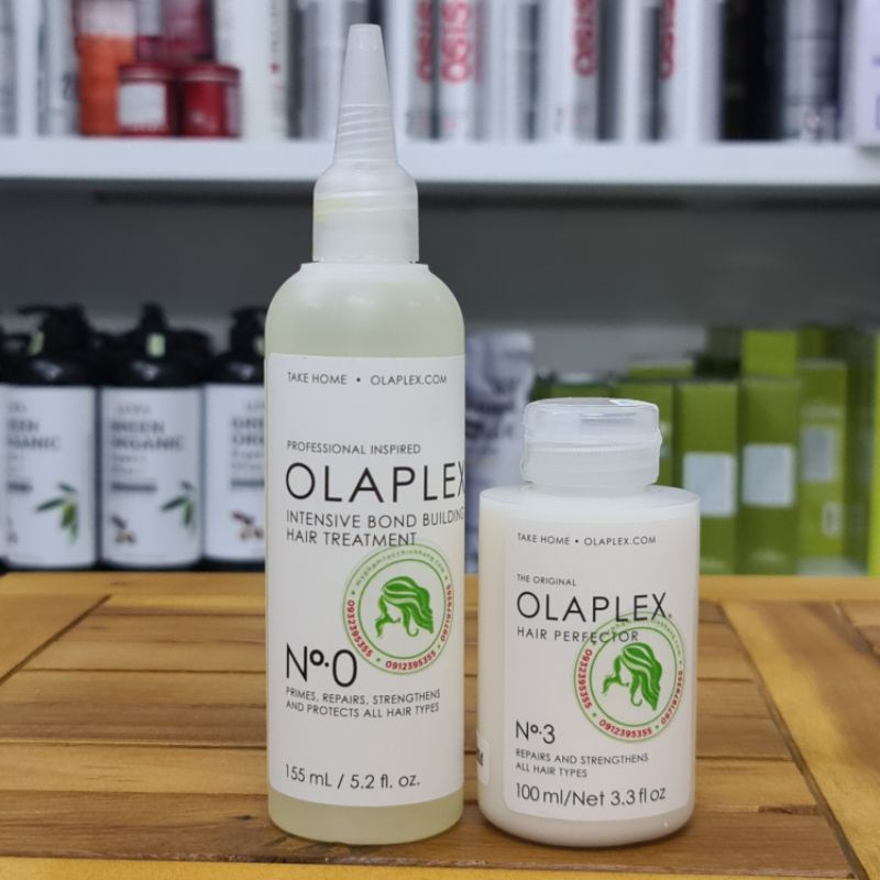 Bộ sản phẩm chăm sóc tóc chuyên sâu tại nhà Olaplex 0 150ml và Olaplex 3 100