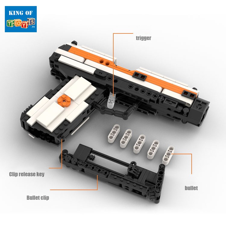 Đồ Chơi Lắp Ráp Kiểu LEGO CSGO Mô Hình Lục M1911 Asiimov Với 700+ Mảnh Ghép - Bản Thiết Kế Tiêu Chuẩn Của Kevin183