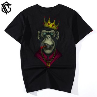 Áo thun tay ngăn 🔴freeship🔴 unisex nam nữ king kong rẻ-đẹp-bền