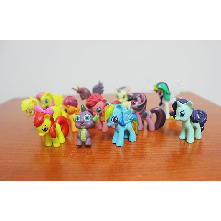 Bộ Sưu Tập 12 Nàng Ngựa Pony Xinh Đẹp 4cm-5cm