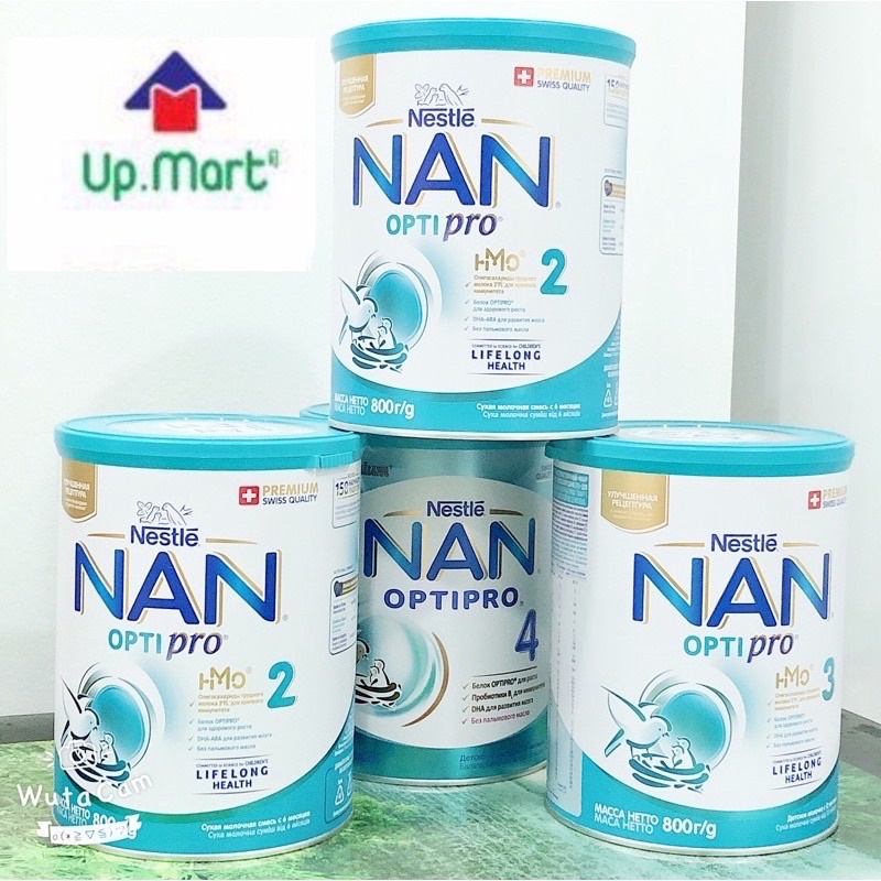 SỮA NAN NGA ĐỦ SỐ 1,2,3,4 800G