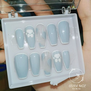 Nail box - Móng up thiết kế : Tim full màu