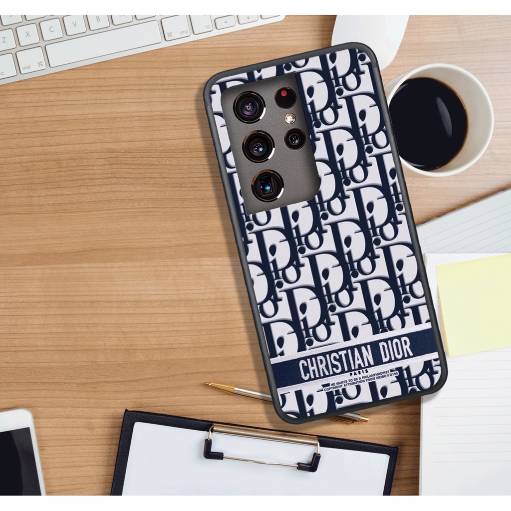 ỐP LƯNG SAMSUNG S21 - S21 PLUS - S21 ULTRA - S21 FE - NOTE 20 FE , IN HÌNH LÔ GÔ DI-OR ĐẸP, CHẤT, PHONG CÁCH..