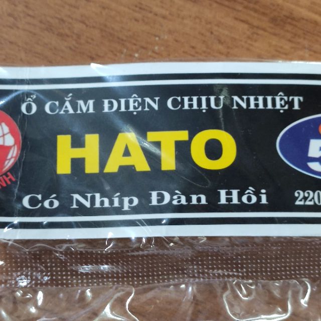 Ổ cắm điện 4 lỗ HATO chịu nhiệt, dây 5M, công suất 2200W