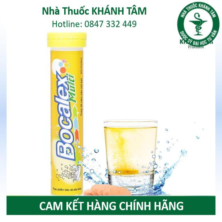 Viên sủi BOCALEX MULTI DHG (Tuýp 20 viên) - Bổ sung vitamin [Beroca, berroca, berocca] _Khánh Tâm ! !