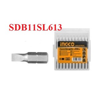 Bộ mũi vít dẹp 25 mũi Ingco SDB11SL613