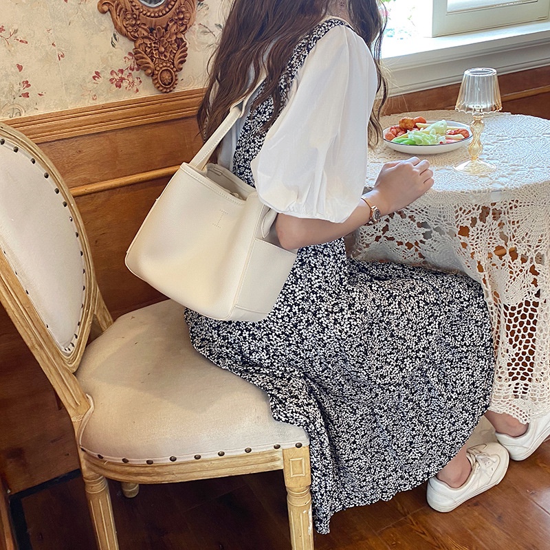 IELGY Túi Đeo Vai Sức Chứa Lớn Dễ Phối Đồ Thời Trang Cho Nữ