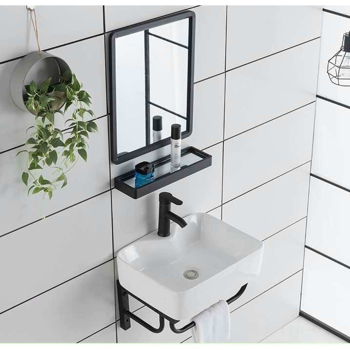 TỦ LAVABO CHÂN GHÉP GƯƠNG VUÔNG G2