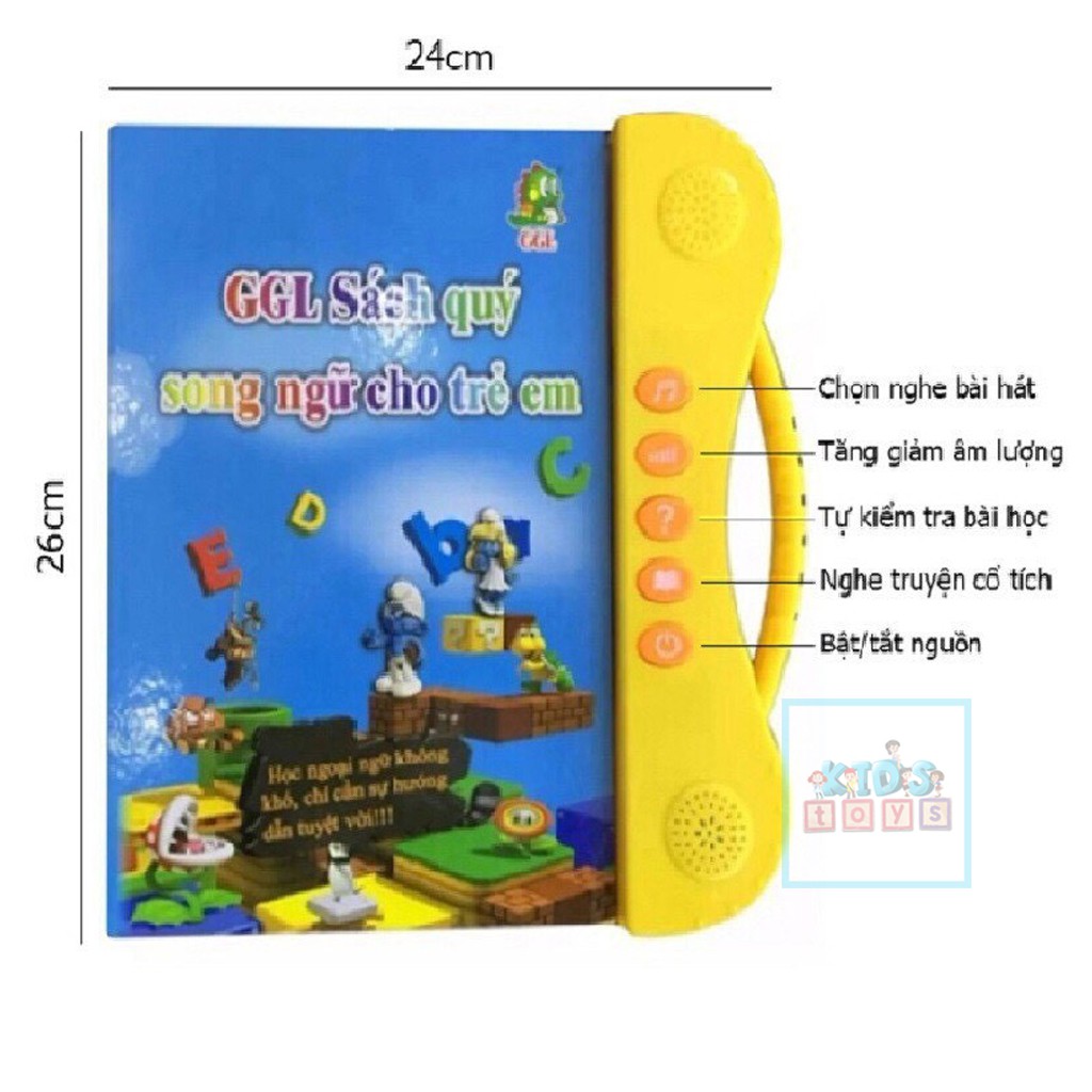 💓FREESHIP💓 Sách điện tử song ngữ Anh - Việt cho bé